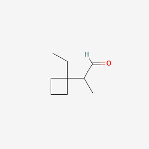 2-(1-Ethylcyclobutyl)propanal