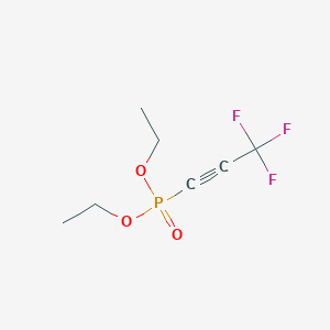 molecular formula C7H10F3O3P B13616700 Diethyl (3,3,3-trifluoroprop-1-yn-1-yl)phosphonate 