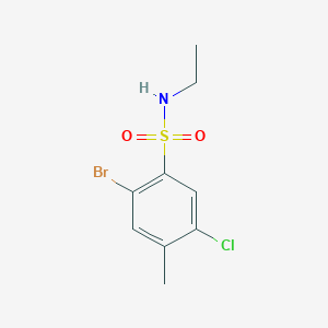 2-bromo-5-chloro-N-ethyl-4-methylbenzenesulfonamide