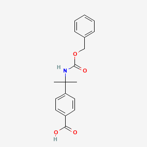 4-(1-Benzyloxycarbonylamino-1-methylethyl)-benzoic acid