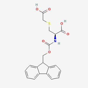 molecular formula C20H19NO6S B13616774 Fmoc-S-carboxymethyl-L-cysteine 