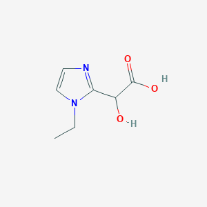 2-(1-ethyl-1H-imidazol-2-yl)-2-hydroxyacetic acid