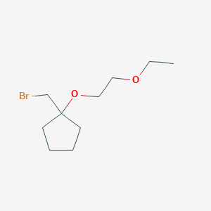 1-(Bromomethyl)-1-(2-ethoxyethoxy)cyclopentane