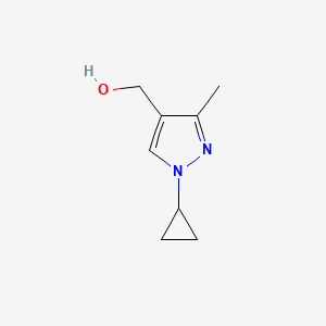 (1-cyclopropyl-3-methyl-1H-pyrazol-4-yl)methanol