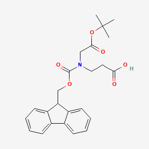 3-{[2-(tert-butoxy)-2-oxoethyl]({[(9H-fluoren-9-yl)methoxy]carbonyl})amino}propanoic acid