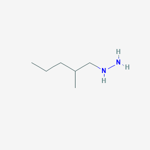 molecular formula C6H16N2 B13616908 (2-Methylpentyl)hydrazine 