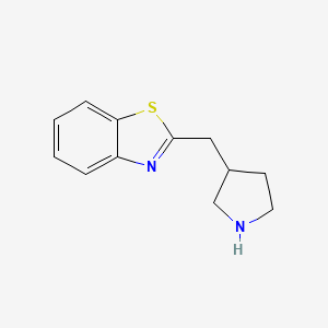 2-(Pyrrolidin-3-ylmethyl)benzo[d]thiazole