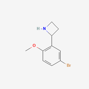 2-(5-Bromo-2-methoxyphenyl)azetidine