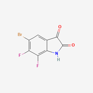 5-Bromo-6,7-difluoroindoline-2,3-dione