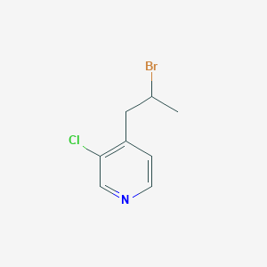 4-(2-Bromopropyl)-3-chloropyridine