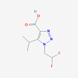 1-(2,2-Difluoroethyl)-5-isopropyl-1h-1,2,3-triazole-4-carboxylic acid