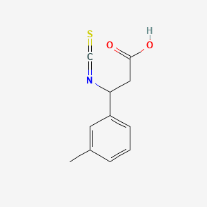 3-Isothiocyanato-3-(m-tolyl)propanoic acid