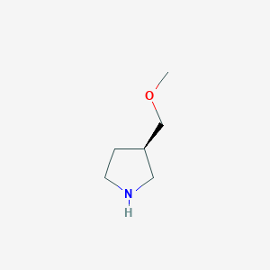 molecular formula C6H13NO B1361719 (R)-3-(Methoxymethyl)pyrrolidine CAS No. 955428-54-3