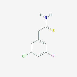 2-(3-Chloro-5-fluorophenyl)ethanethioamide