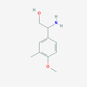 2-Amino-2-(4-methoxy-3-methylphenyl)ethan-1-ol