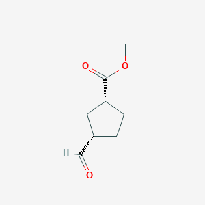 3beta-Formylcyclopentane-1beta-carboxylic acid methyl ester