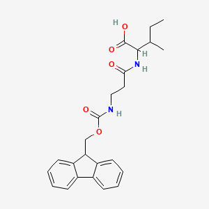 Fmoc-L-beta-Ala-Ile-OH