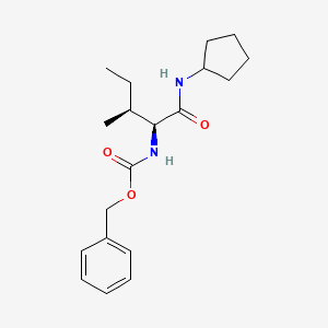 molecular formula C19H28N2O3 B1361731 N-环戊基 L-Z-异亮氨酰胺 CAS No. 1423037-32-4