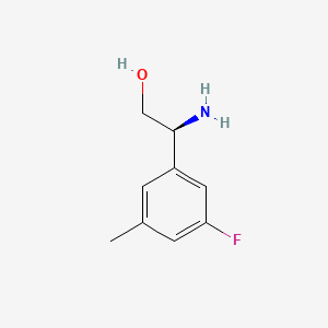 (s)-2-Amino-2-(3-fluoro-5-methylphenyl)ethan-1-ol