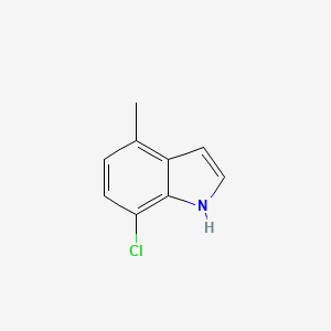 molecular formula C9H8ClN B1361737 7-Chloro-4-methyl-1H-indole CAS No. 941294-27-5