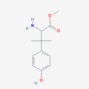 Methyl 2-amino-3-(4-hydroxyphenyl)-3-methylbutanoate