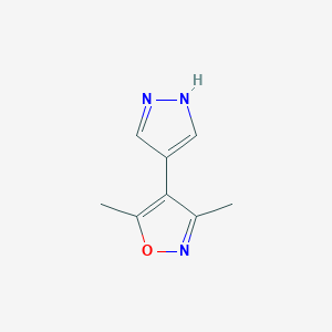 3,5-Dimethyl-4-(1H-pyrazol-4-yl)isoxazole