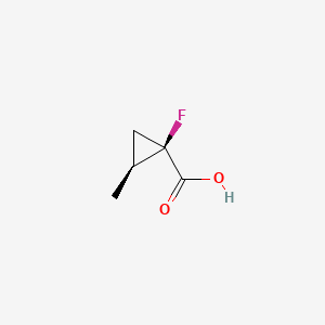 (1R,2S)-1-fluoro-2-methylcyclopropane-1-carboxylic acid