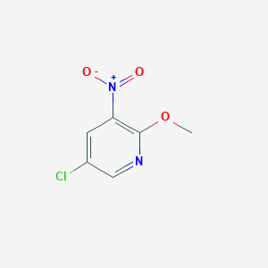 molecular formula C6H5ClN2O3 B1361745 5-氯-2-甲氧基-3-硝基吡啶 CAS No. 22353-52-2