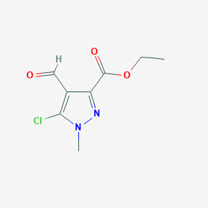 ethyl 5-chloro-4-formyl-1-methyl-1H-pyrazole-3-carboxylate