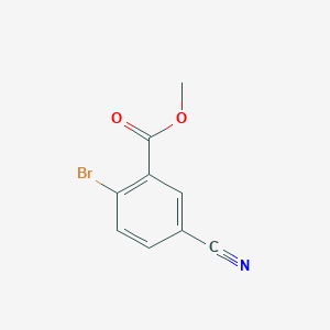 molecular formula C9H6BrNO2 B1361749 2-溴-5-氰基苯甲酸甲酯 CAS No. 1031927-03-3