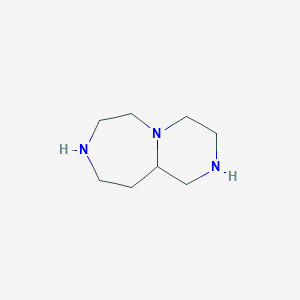 B136175 Decahydropyrazino[1,2-d][1,4]diazepine CAS No. 153894-18-9