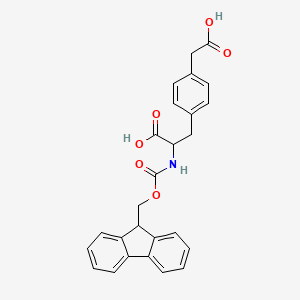 2-((((9H-Fluoren-9-yl)methoxy)carbonyl)amino)-3-(4-(carboxymethyl)phenyl)propanoic acid