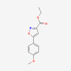 B1361754 Ethyl 5-(4-methoxyphenyl)isoxazole-3-carboxylate CAS No. 925006-96-8