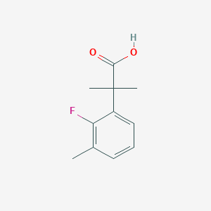 2-(2-Fluoro-3-methylphenyl)-2-methylpropanoic acid