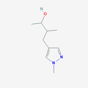 3-methyl-4-(1-methyl-1H-pyrazol-4-yl)butan-2-ol