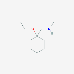 1-(1-ethoxycyclohexyl)-N-methylmethanamine