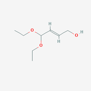 molecular formula C8H16O3 B13617758 4,4-Diethoxybut-2-en-1-ol 