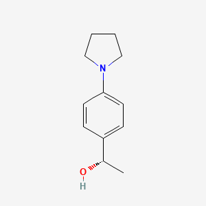 (S)-1-(4-(Pyrrolidin-1-yl)phenyl)ethan-1-ol