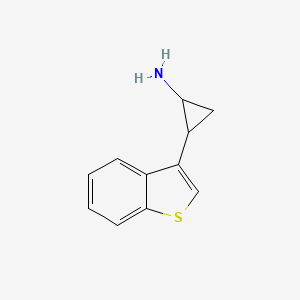 2-(Benzo[b]thiophen-3-yl)cyclopropan-1-amine