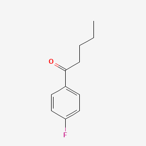 molecular formula C11H13FO B1361786 1-(4-氟苯基)戊酮 CAS No. 709-24-0