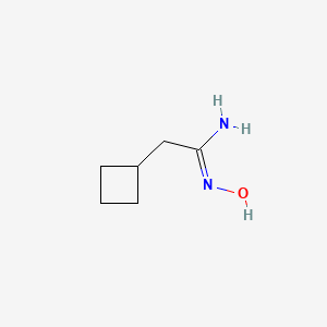 2-Cyclobutyl-N-hydroxyacetimidamide