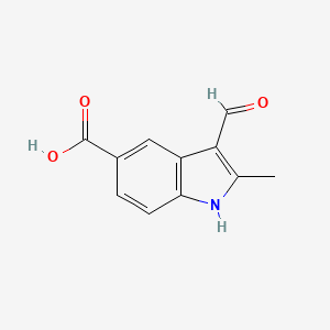 3-formyl-2-methyl-1H-indole-5-carboxylicacid