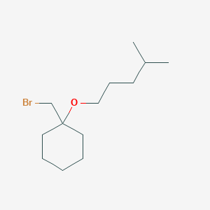 1-(Bromomethyl)-1-((4-methylpentyl)oxy)cyclohexane