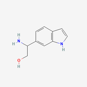 2-amino-2-(1H-indol-6-yl)ethan-1-ol