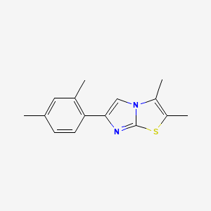 6-(2,4-Dimethylphenyl)-2,3-dimethylimidazo[2,1-b][1,3]thiazole