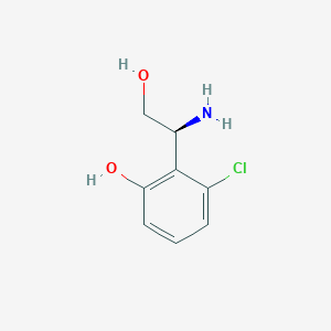 (s)-2-(1-Amino-2-hydroxyethyl)-3-chlorophenol