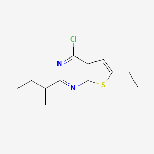 2-(Sec-butyl)-4-chloro-6-ethylthieno[2,3-d]pyrimidine