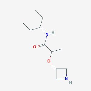 2-(Azetidin-3-yloxy)-N-(pentan-3-yl)propanamide