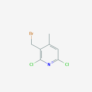 3-(Bromomethyl)-2,6-dichloro-4-methylpyridine