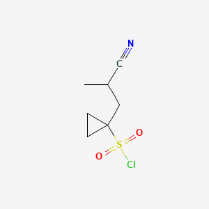 1-(2-Cyanopropyl)cyclopropane-1-sulfonyl chloride